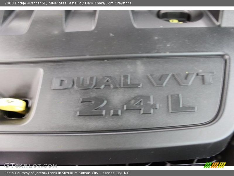 Silver Steel Metallic / Dark Khaki/Light Graystone 2008 Dodge Avenger SE