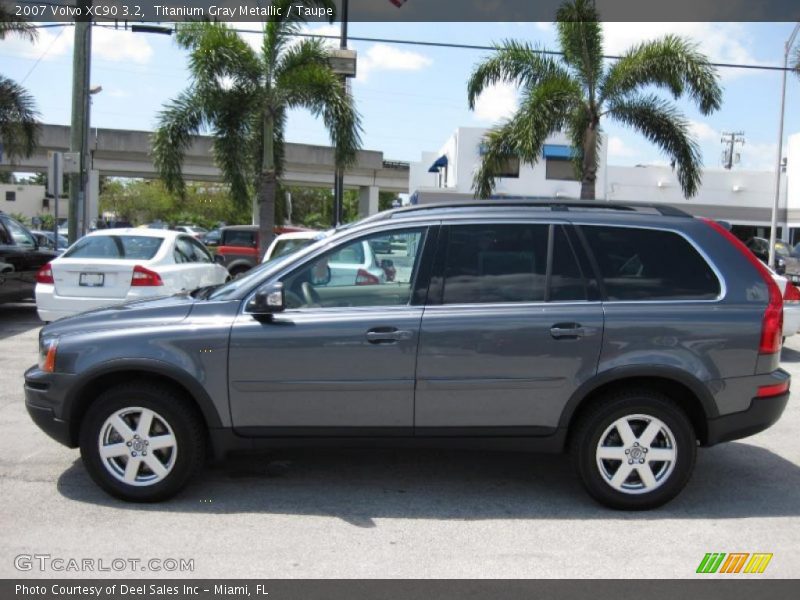 Titanium Gray Metallic / Taupe 2007 Volvo XC90 3.2