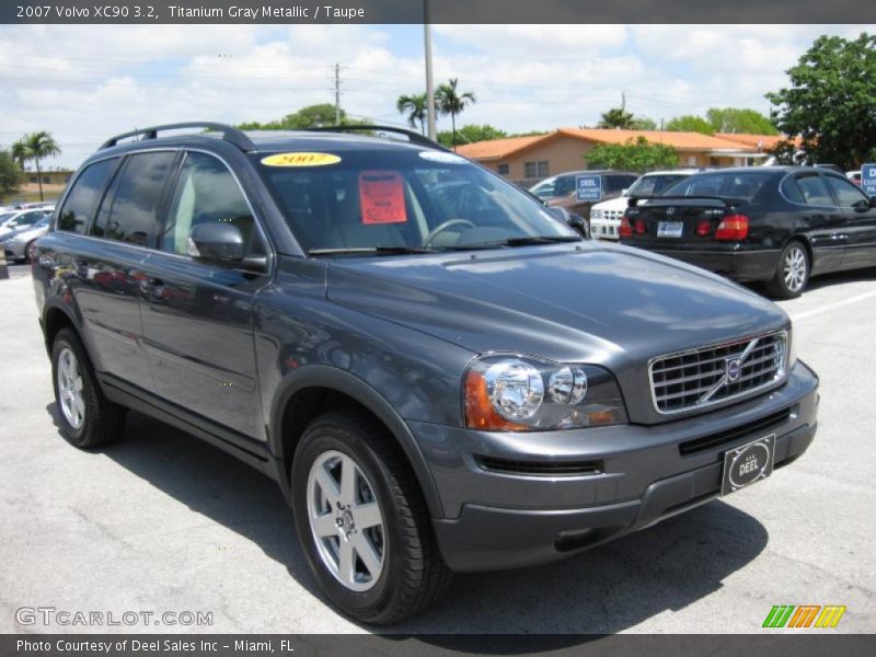 Titanium Gray Metallic / Taupe 2007 Volvo XC90 3.2
