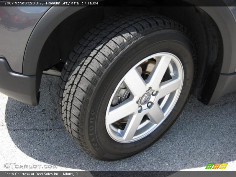Titanium Gray Metallic / Taupe 2007 Volvo XC90 3.2