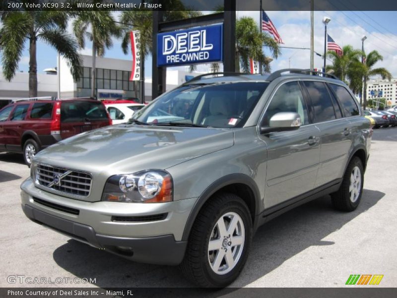 Willow Green Metallic / Taupe 2007 Volvo XC90 3.2