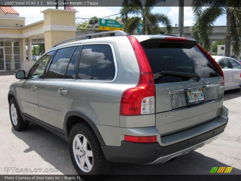 Willow Green Metallic / Taupe 2007 Volvo XC90 3.2