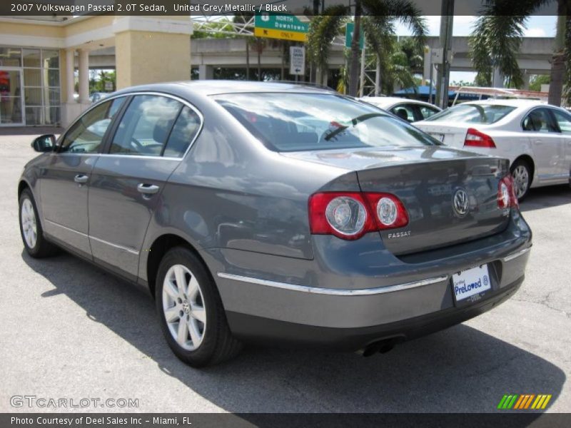 United Grey Metallic / Black 2007 Volkswagen Passat 2.0T Sedan