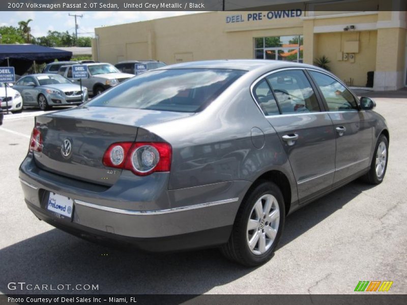 United Grey Metallic / Black 2007 Volkswagen Passat 2.0T Sedan