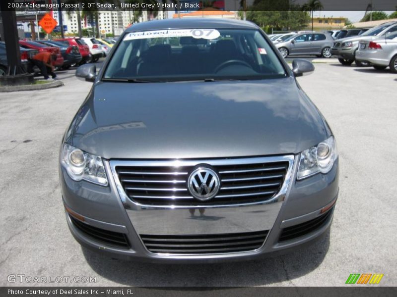 United Grey Metallic / Black 2007 Volkswagen Passat 2.0T Sedan