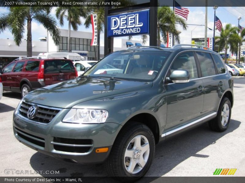 Reed Green Metallic / Pure Beige 2007 Volkswagen Touareg V6