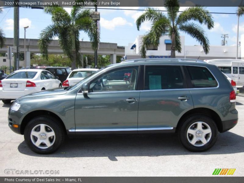 Reed Green Metallic / Pure Beige 2007 Volkswagen Touareg V6