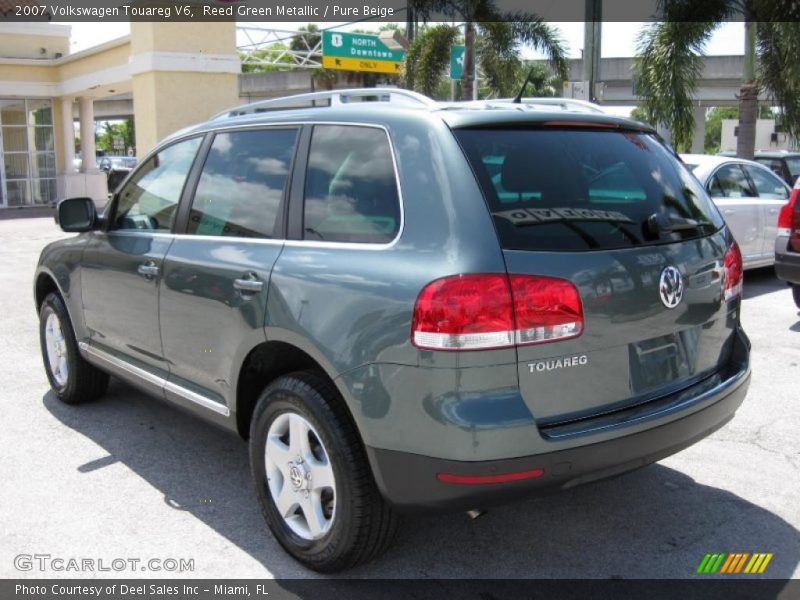 Reed Green Metallic / Pure Beige 2007 Volkswagen Touareg V6