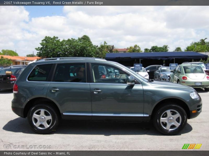 Reed Green Metallic / Pure Beige 2007 Volkswagen Touareg V6