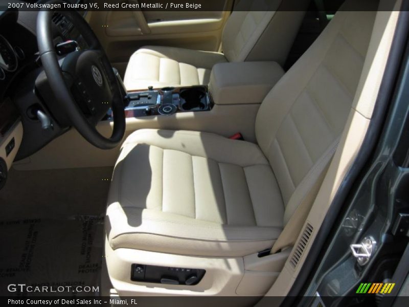 Reed Green Metallic / Pure Beige 2007 Volkswagen Touareg V6