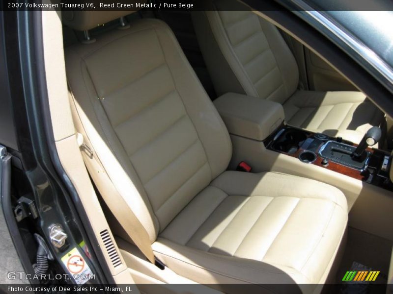 Reed Green Metallic / Pure Beige 2007 Volkswagen Touareg V6