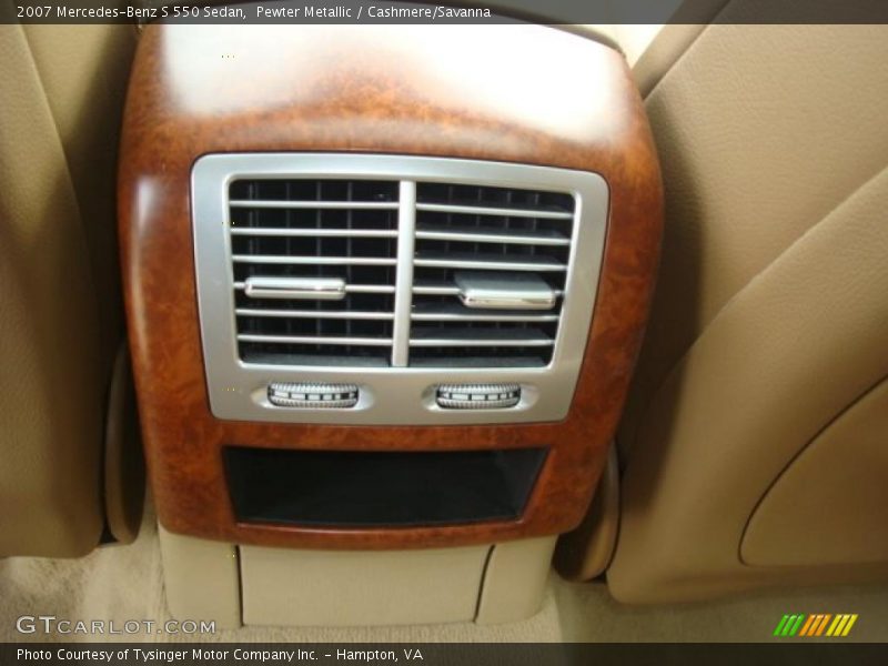 Pewter Metallic / Cashmere/Savanna 2007 Mercedes-Benz S 550 Sedan