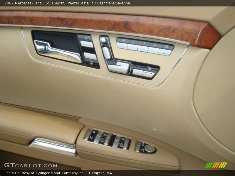 Pewter Metallic / Cashmere/Savanna 2007 Mercedes-Benz S 550 Sedan