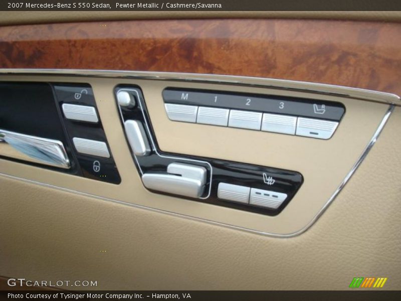 Pewter Metallic / Cashmere/Savanna 2007 Mercedes-Benz S 550 Sedan