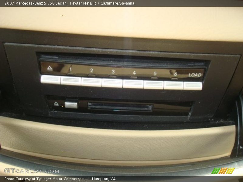 Pewter Metallic / Cashmere/Savanna 2007 Mercedes-Benz S 550 Sedan