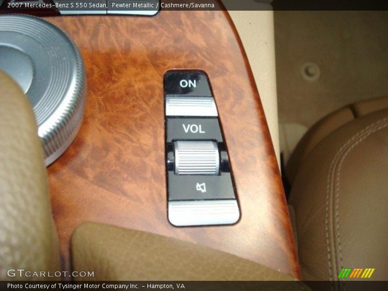 Pewter Metallic / Cashmere/Savanna 2007 Mercedes-Benz S 550 Sedan