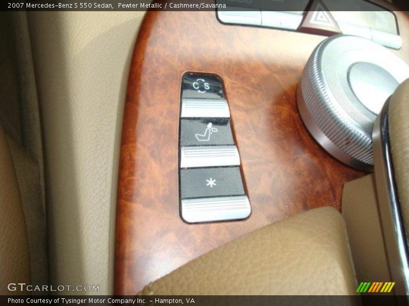 Pewter Metallic / Cashmere/Savanna 2007 Mercedes-Benz S 550 Sedan