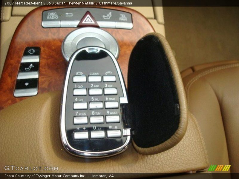 Pewter Metallic / Cashmere/Savanna 2007 Mercedes-Benz S 550 Sedan