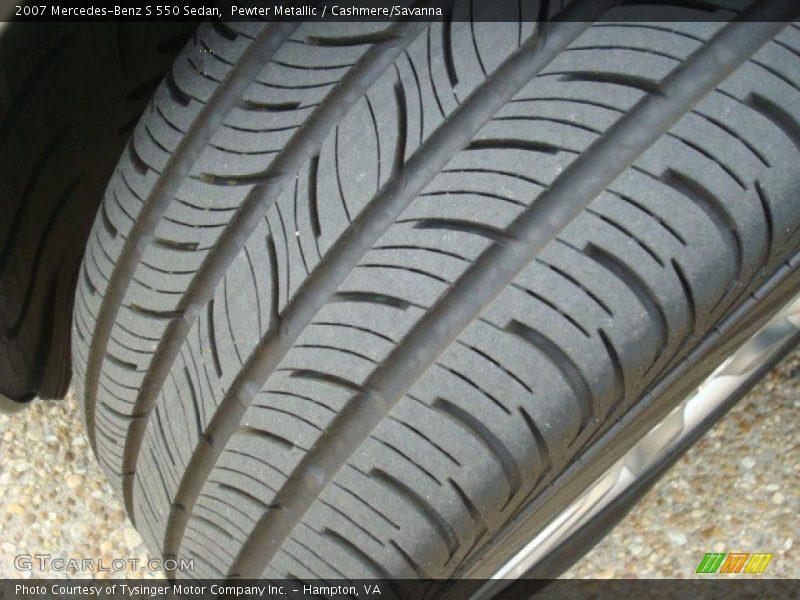 Pewter Metallic / Cashmere/Savanna 2007 Mercedes-Benz S 550 Sedan