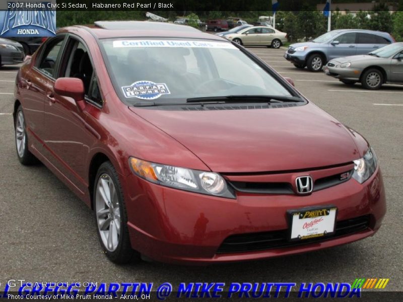 Honda civic si habanero red #3