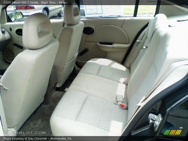 Black Onyx / Beige 2006 Saturn ION 2 Sedan