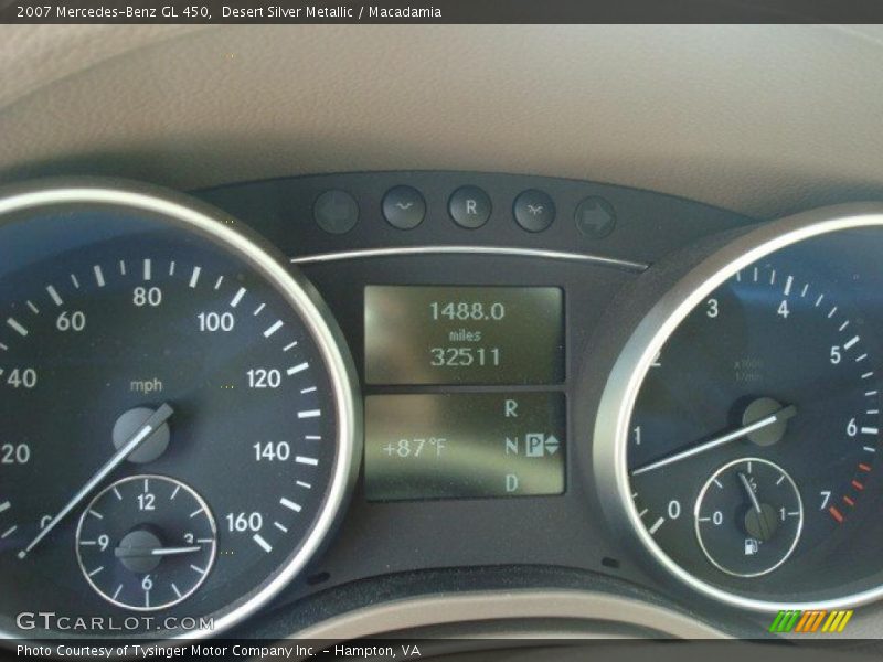 Desert Silver Metallic / Macadamia 2007 Mercedes-Benz GL 450