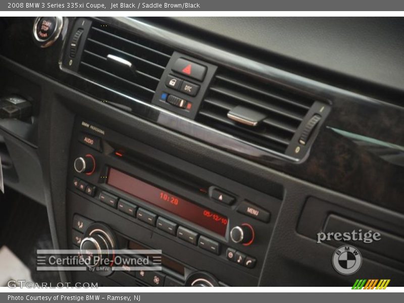 Jet Black / Saddle Brown/Black 2008 BMW 3 Series 335xi Coupe