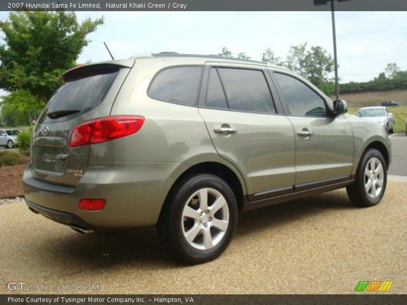 Natural Khaki Green / Gray 2007 Hyundai Santa Fe Limited