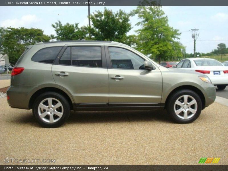 Natural Khaki Green / Gray 2007 Hyundai Santa Fe Limited
