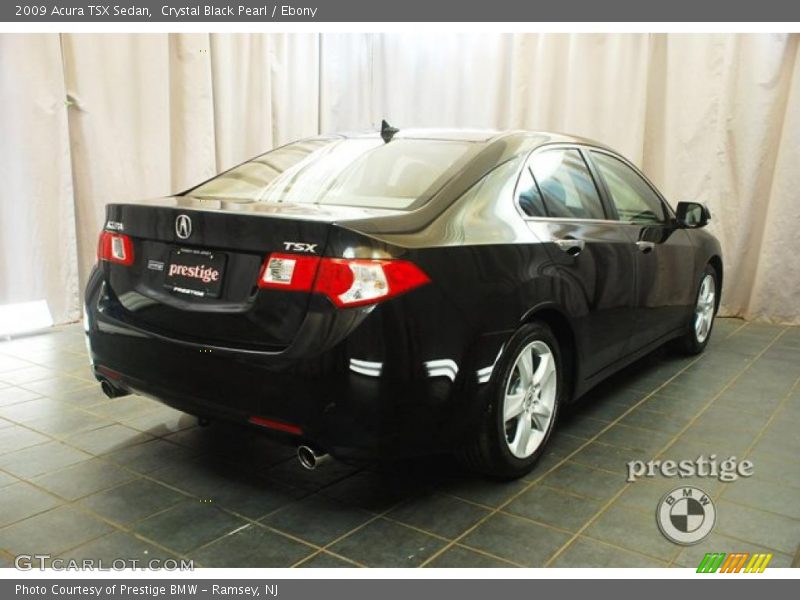 Crystal Black Pearl / Ebony 2009 Acura TSX Sedan