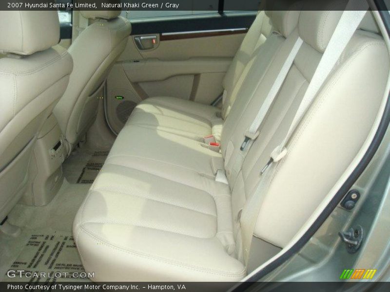 Natural Khaki Green / Gray 2007 Hyundai Santa Fe Limited