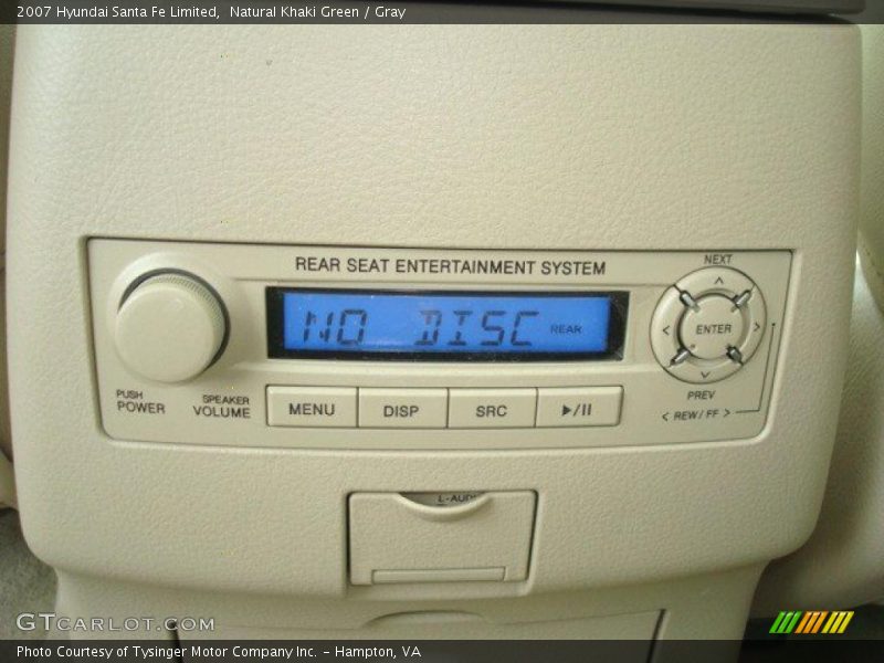 Natural Khaki Green / Gray 2007 Hyundai Santa Fe Limited