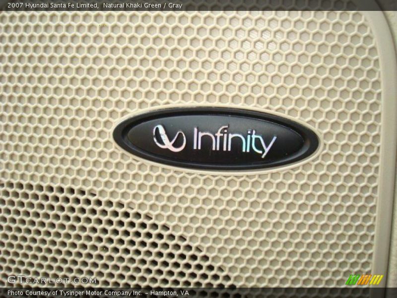 Natural Khaki Green / Gray 2007 Hyundai Santa Fe Limited