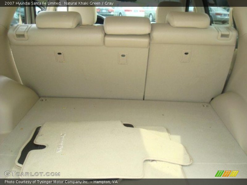 Natural Khaki Green / Gray 2007 Hyundai Santa Fe Limited