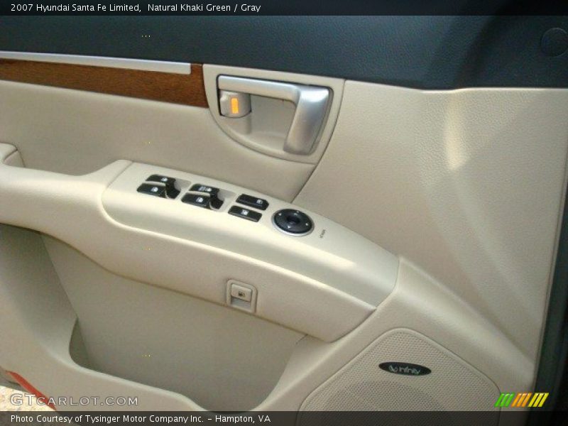 Natural Khaki Green / Gray 2007 Hyundai Santa Fe Limited