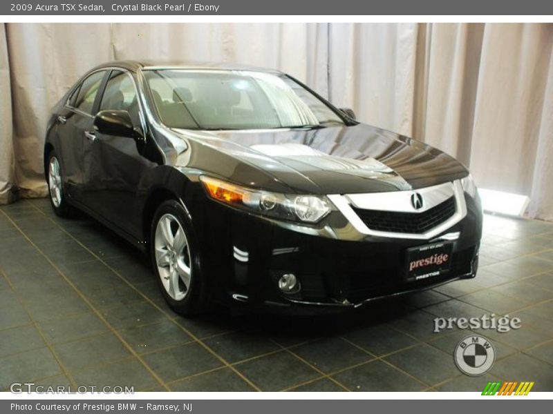 Crystal Black Pearl / Ebony 2009 Acura TSX Sedan