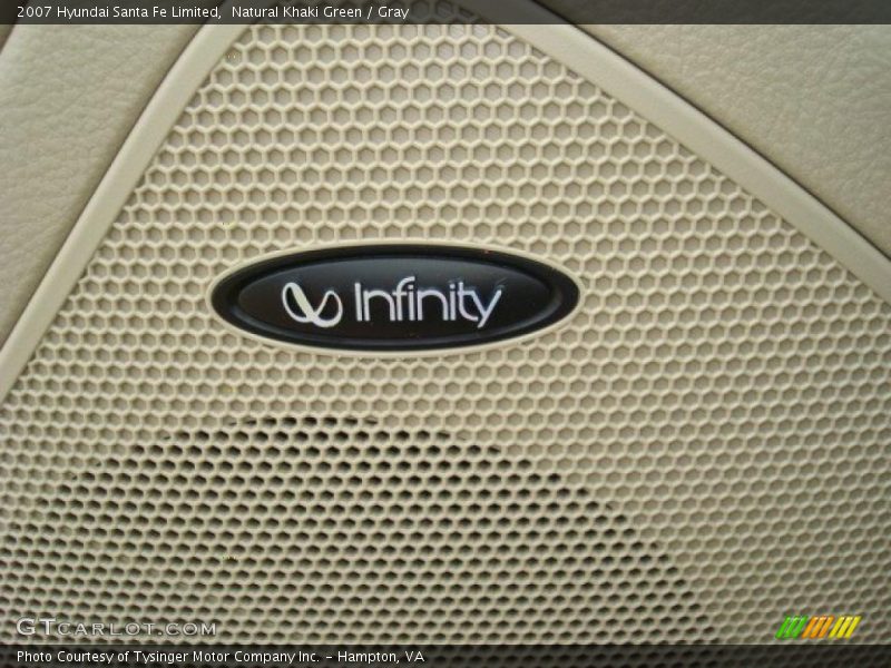Natural Khaki Green / Gray 2007 Hyundai Santa Fe Limited
