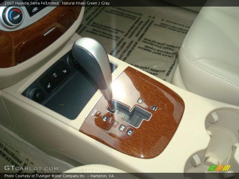 Natural Khaki Green / Gray 2007 Hyundai Santa Fe Limited