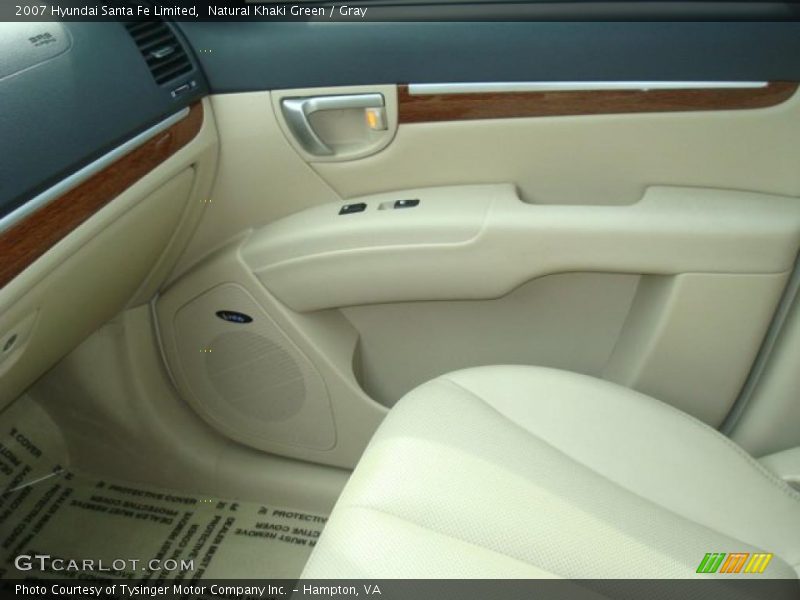 Natural Khaki Green / Gray 2007 Hyundai Santa Fe Limited