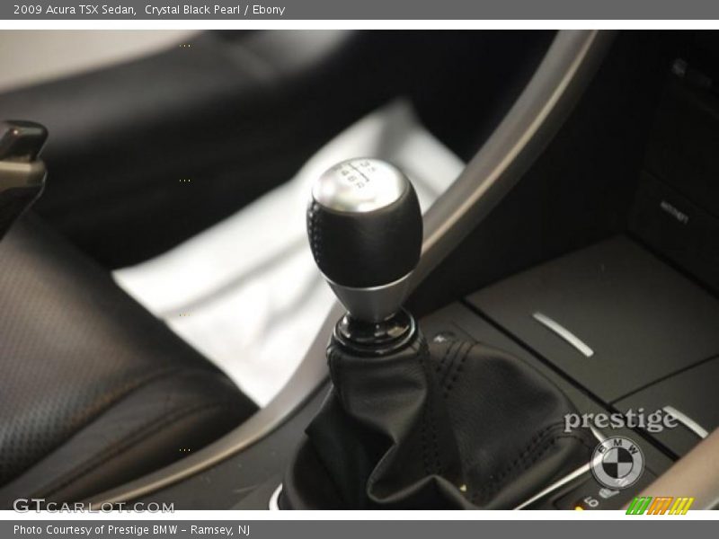 Crystal Black Pearl / Ebony 2009 Acura TSX Sedan