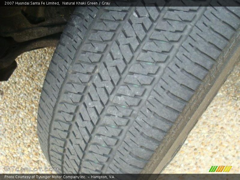 Natural Khaki Green / Gray 2007 Hyundai Santa Fe Limited