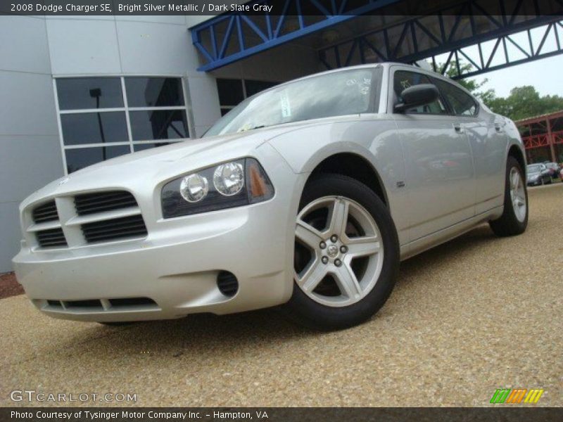 Bright Silver Metallic / Dark Slate Gray 2008 Dodge Charger SE