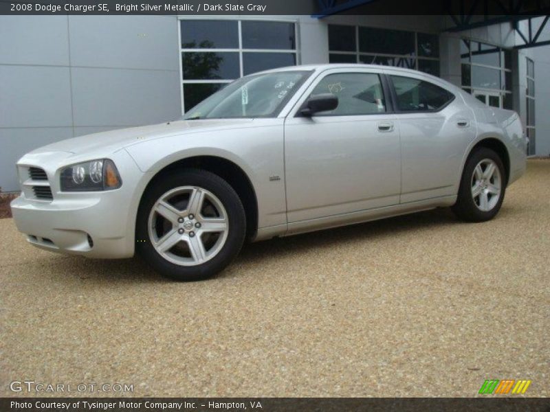 Bright Silver Metallic / Dark Slate Gray 2008 Dodge Charger SE
