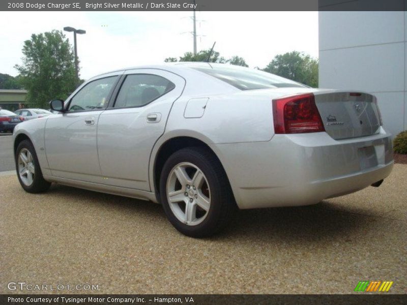 Bright Silver Metallic / Dark Slate Gray 2008 Dodge Charger SE