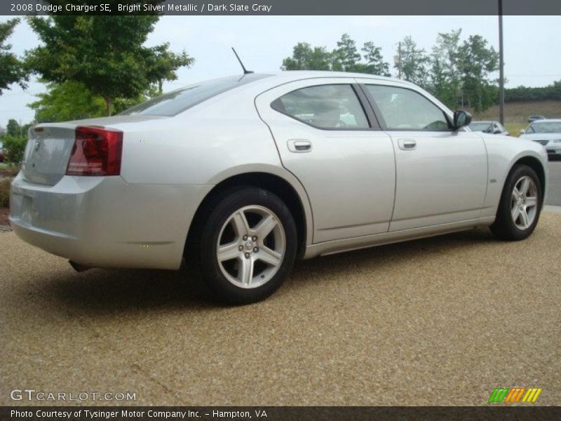 Bright Silver Metallic / Dark Slate Gray 2008 Dodge Charger SE