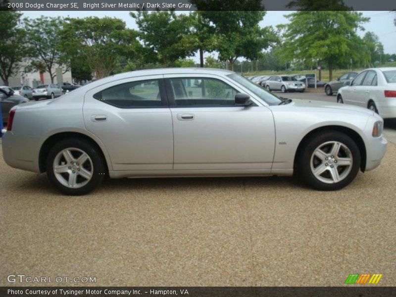Bright Silver Metallic / Dark Slate Gray 2008 Dodge Charger SE
