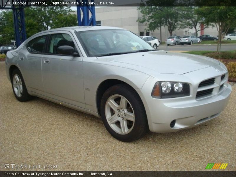 Bright Silver Metallic / Dark Slate Gray 2008 Dodge Charger SE