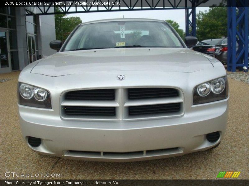Bright Silver Metallic / Dark Slate Gray 2008 Dodge Charger SE