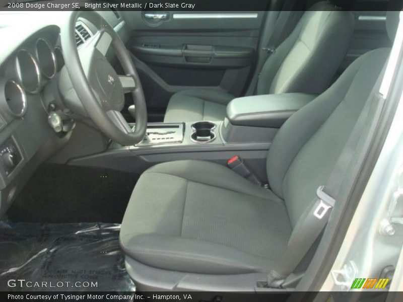 Bright Silver Metallic / Dark Slate Gray 2008 Dodge Charger SE
