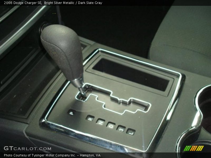 Bright Silver Metallic / Dark Slate Gray 2008 Dodge Charger SE